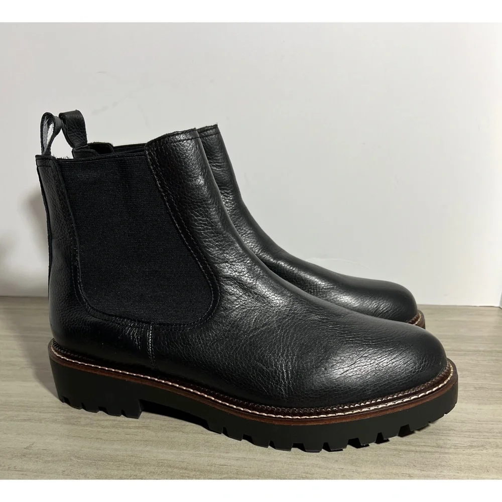 *NEW Caslon Miller chelsea boots black pull on Size 13